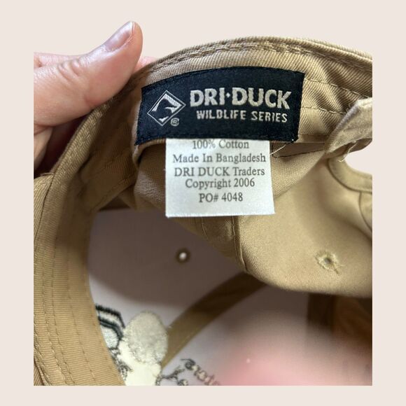 🌝 VTG CRATERS OF THE MOON IDAHO HUNTING MOTIF BUCK DEER BASEBALL CAP OSFM - Picture 7 of 8